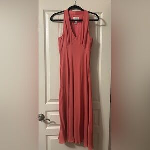 Talbots Coral Sleeveless Maxi Dress
